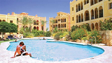 Apartments at Las Sierras used for accommodating Almeria Football Club