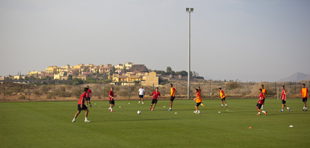 Entrenamiento de UD AlmerÃ­a en la Academia de FÃºtbol Desert Springs