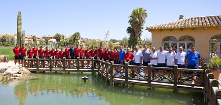 UD Almeria B Team 2013 Pre-season Training Camp at Desert Springs Football Academy  