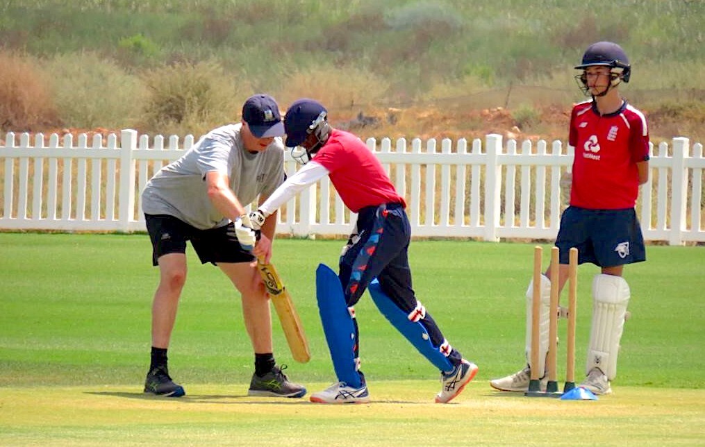 Maanu batting