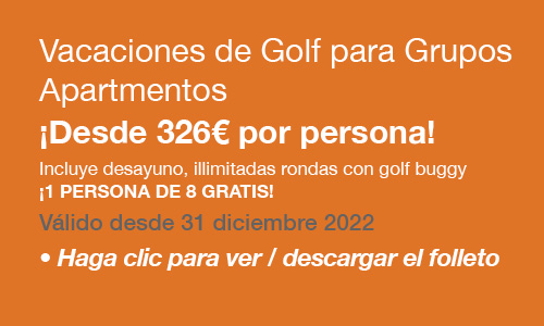 Luxury Apartment Group Golf Holiday Offer