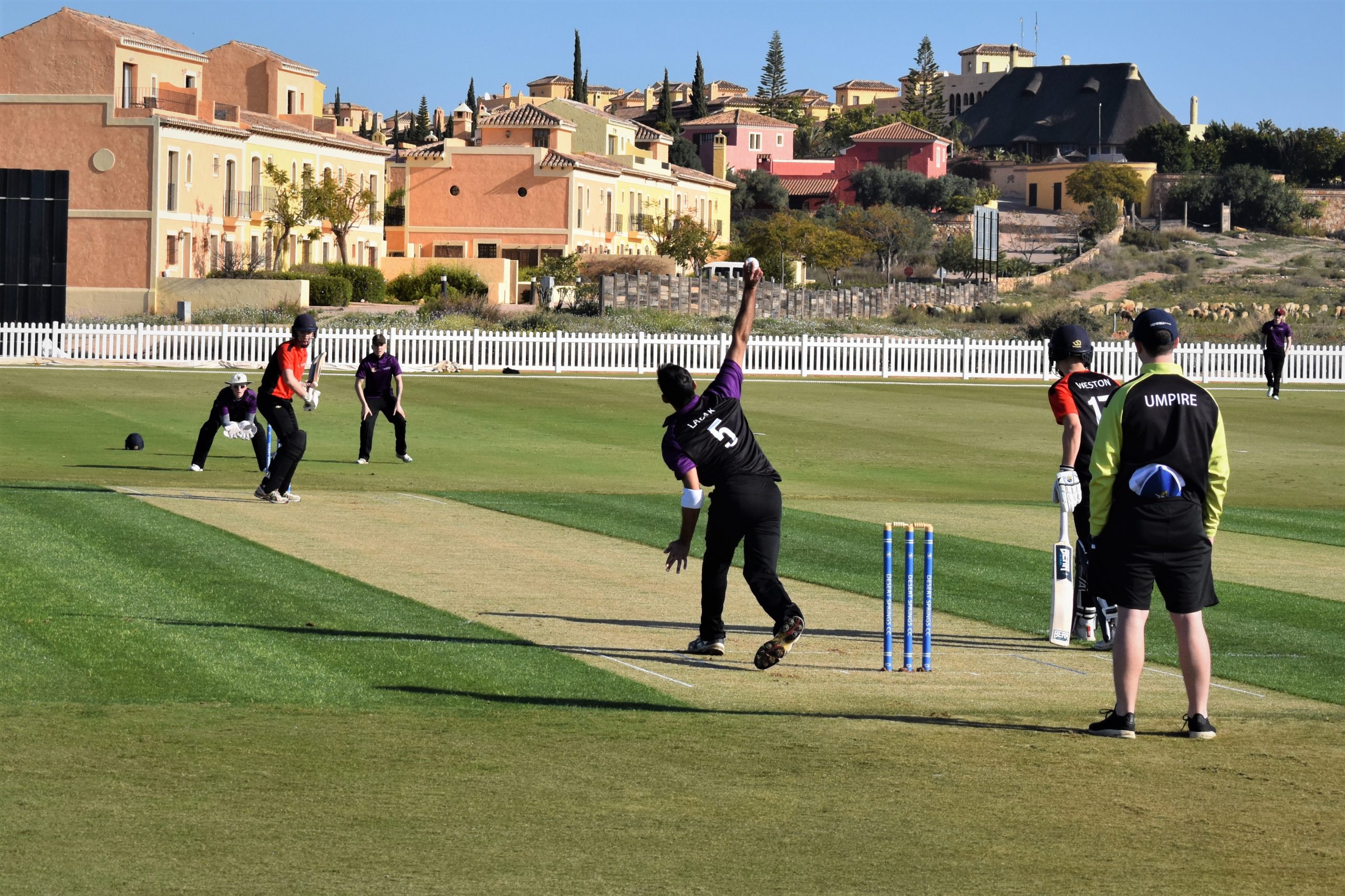 The Desert Springs Cricket Ground which shall be utilised by Buckingham Town cricket team during their training camp