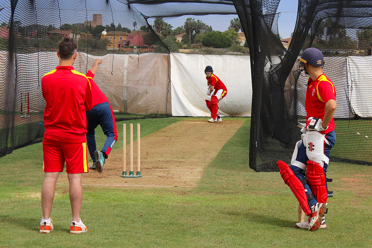 The Desert Springs Cricket Ground which shall be utilised by Cricket España during their pre-season training camp.