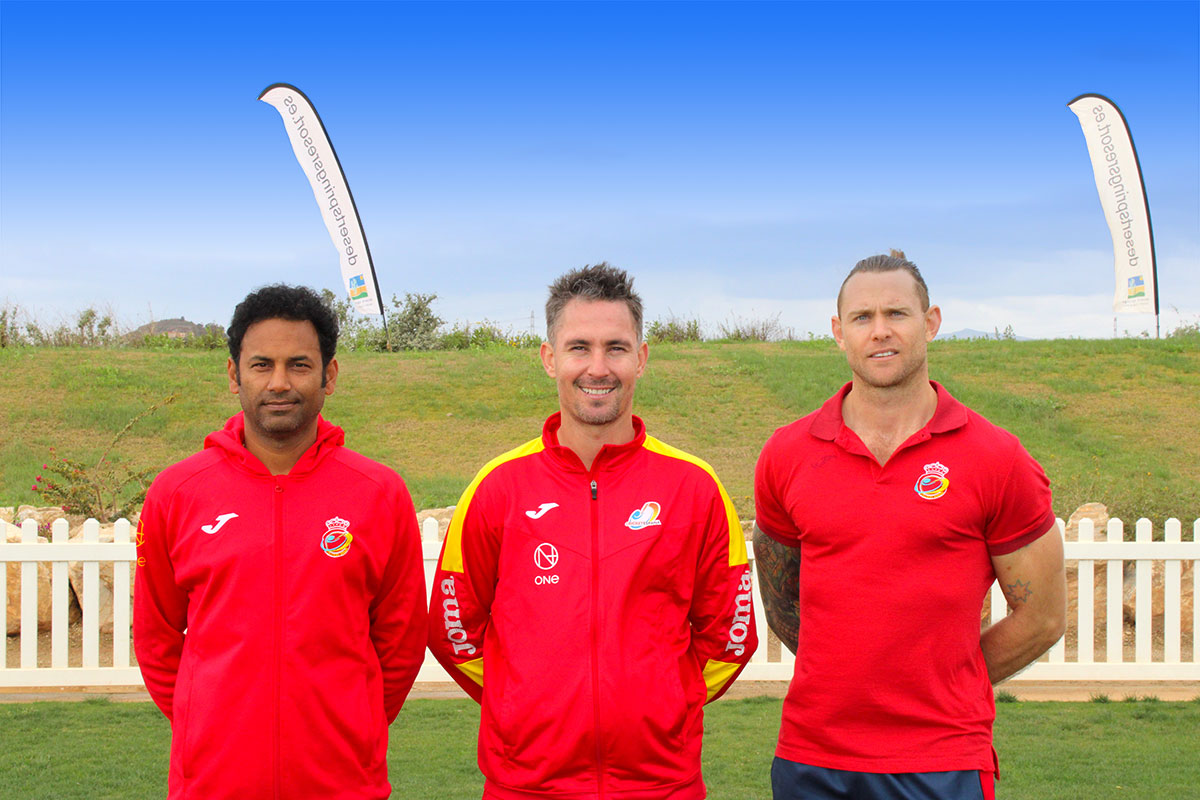 Ireland national Cricket team at the Desert Springs Cricket Ground