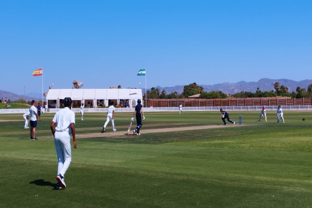 HJCL XI IN ACTION ON THE ICC ACCREDITED MATCH GROUND AT DESERT SPRINGS RESORT