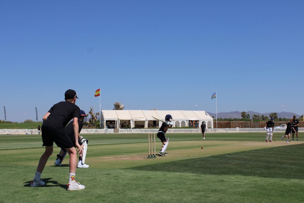 Royal Hospital School play a T20 match on the Desert Springs ICC Accredited Match Ground