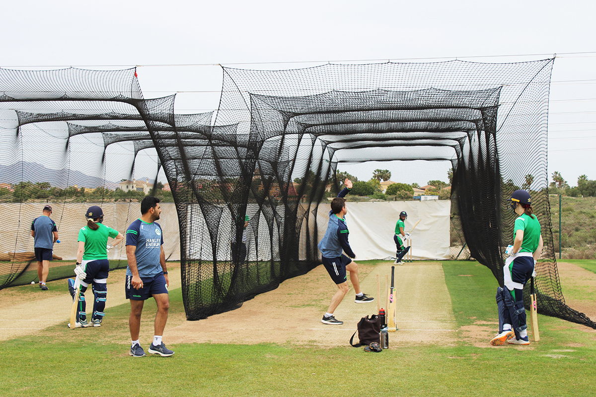 Cricket Ireland Women train in the Cricket Academy Nets