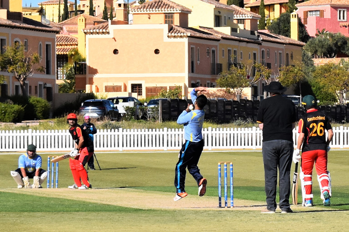 Cricket Germany on the ICC Accredited Match Ground at Desert Springs Resort