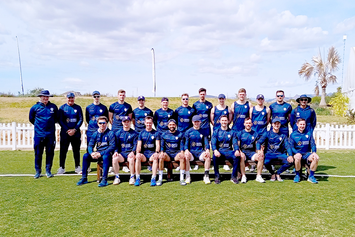 Derbyshire CCC at Desert Springs; March 2022