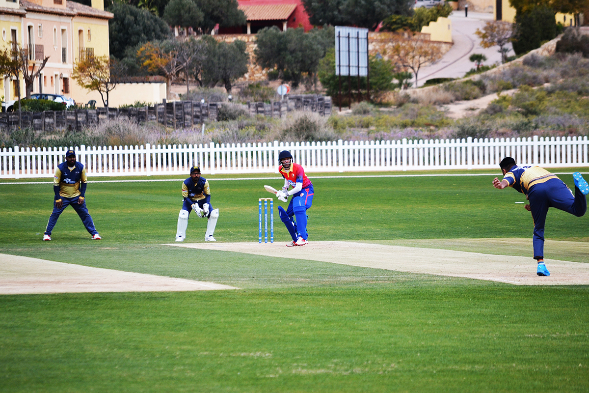 Standard Athletic CC in action on the ICC Accredited MATCH Ground at Desert Springs Resort