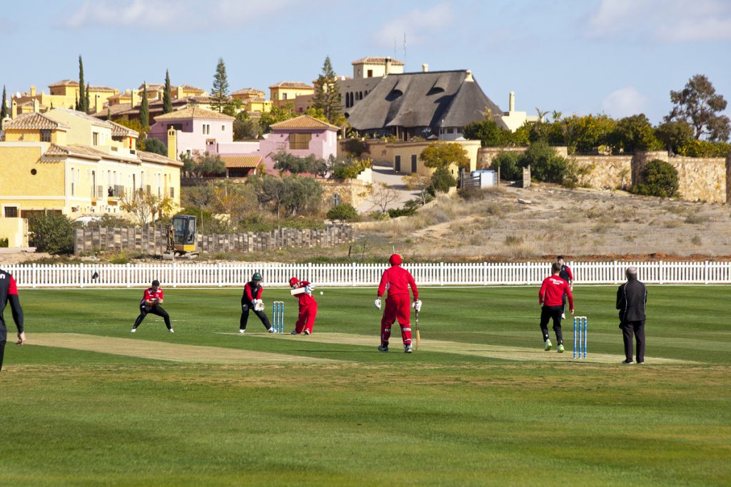 T20 Cricket on the ICC accredited match ground at Desert Springs