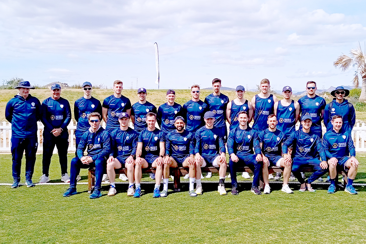 Derbyshire CCC at Desert Springs; March 2022