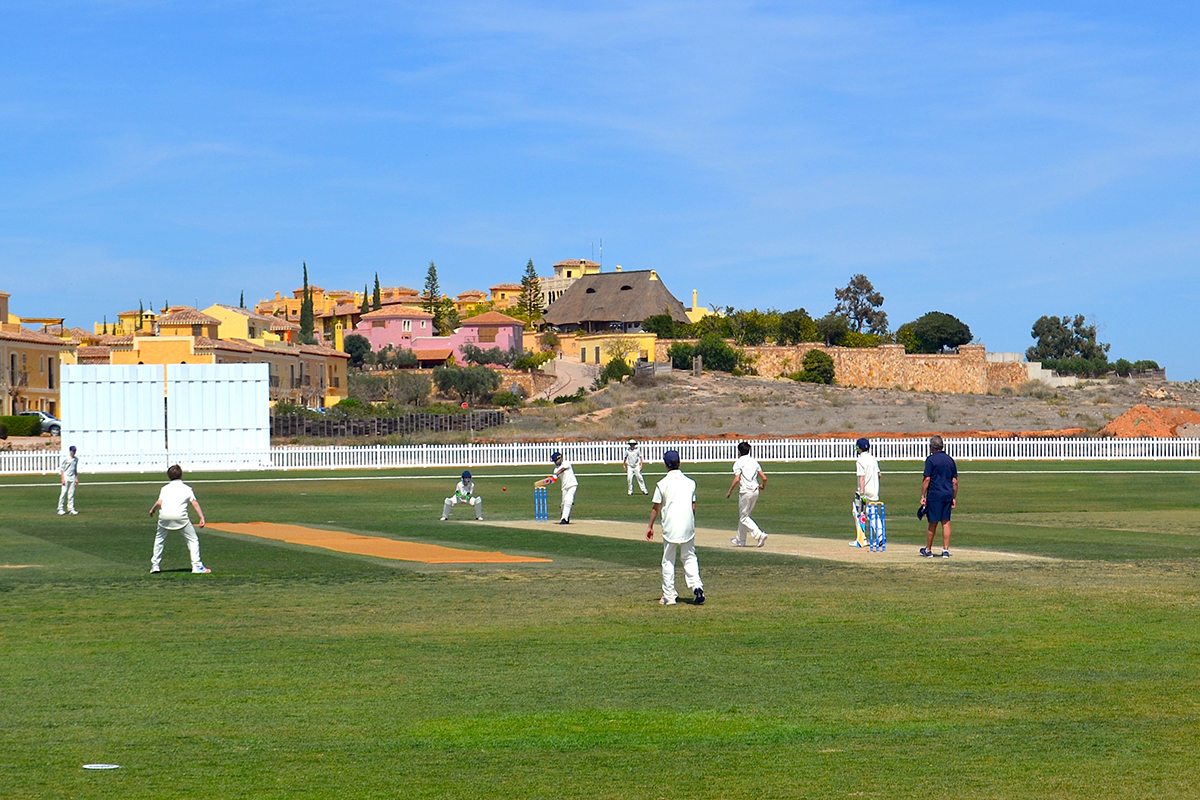 Whitgift School play on the Desert Springs Match Ground; April 2018