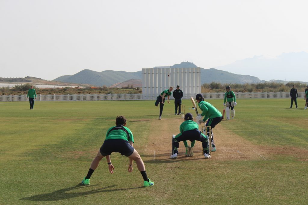 Cricket Ireland Training Camp at Desert Springs Resort, February 2023.