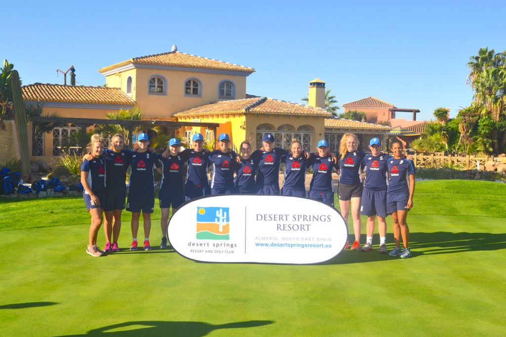 England Women’s Academy at Desert Springs Resort, October 2017
