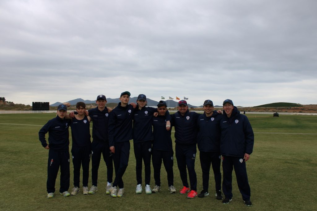 Derbyshire CCC Academy Players and Staff; February 2023